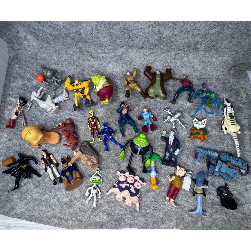 Vintage Happy Meal Toys Lot Mixed 90s-Y2K McDs BK Disney Bondai Star Wars Poke